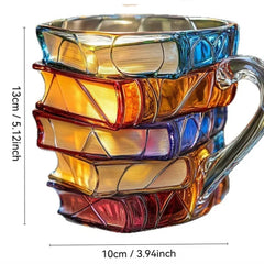 Kreatives Keramikbecher-Set – Handgemalt Retro Resin