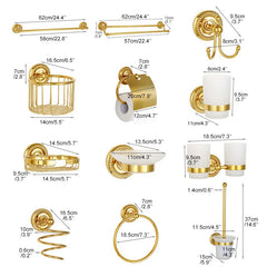 Gold Badzubehör – Chrom Veredelung Set