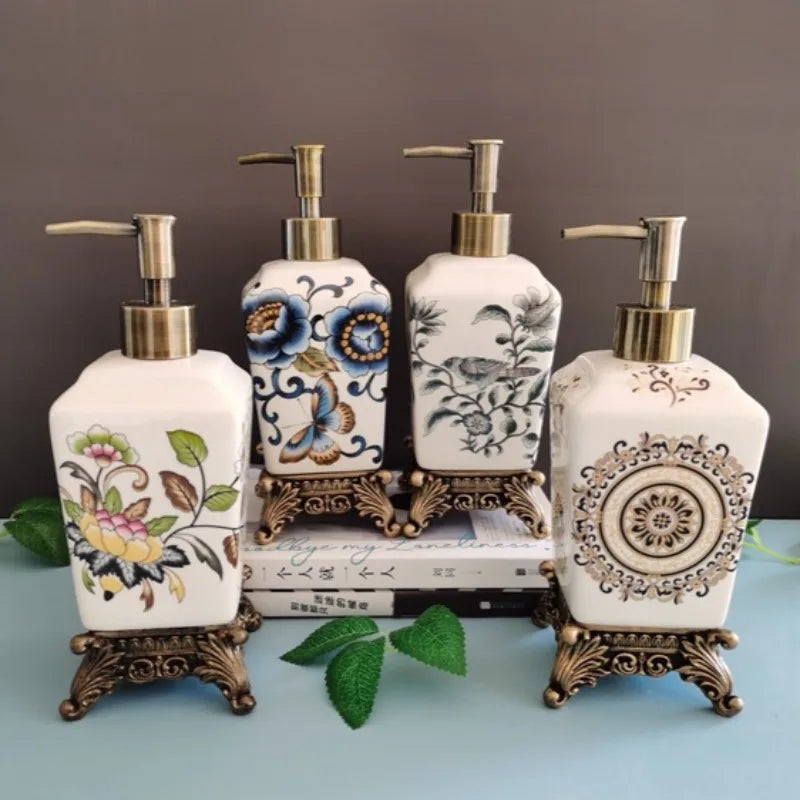 Nordic Vintage Lotionspender – Keramik Design 340ml