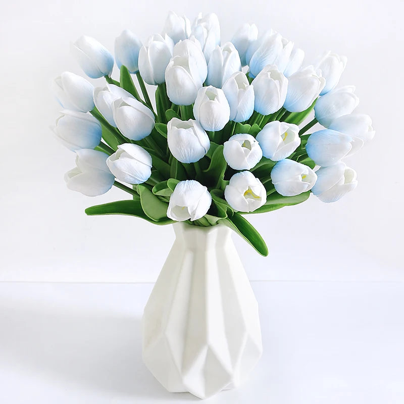 Tulpen Kunstblumenstrauss – Real Touch Schaum – Deko