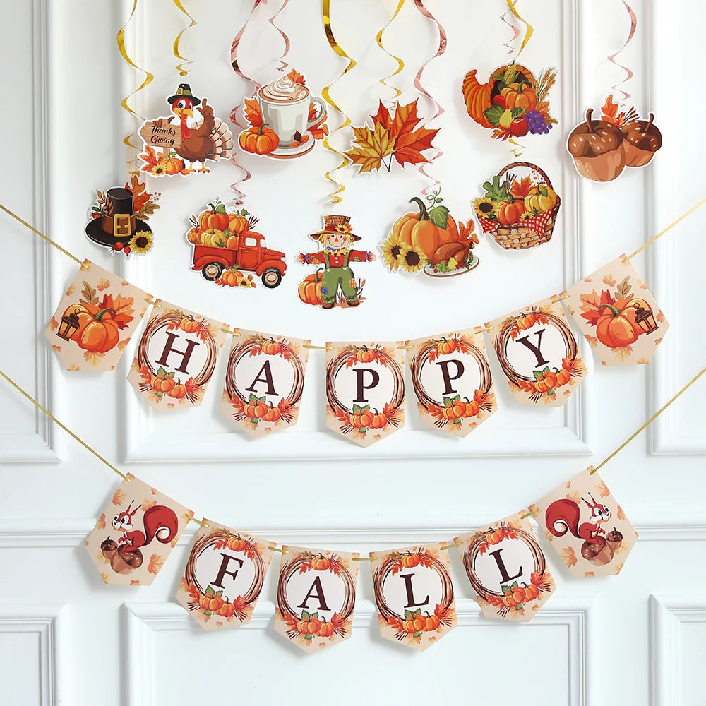 Herbst-Deko – Papier – Für Partys