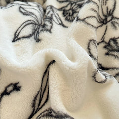 Mehrfarbiger Fleece-Bettbezug im modernem Stil, 200x230cm