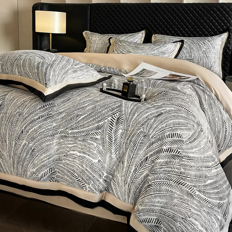 Tencel Bettwäsche – Leopardenmuster – 200x230cm