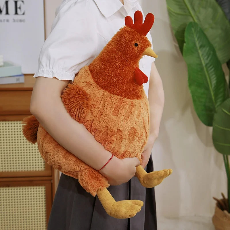 Kuschelhuhn Plüsch – Weiche Baumwolle 23/35cm
