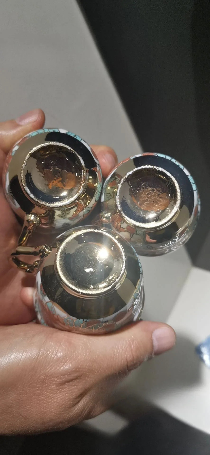 Teeset Europäischer Stil – Keramik Vergoldet – 5er Set