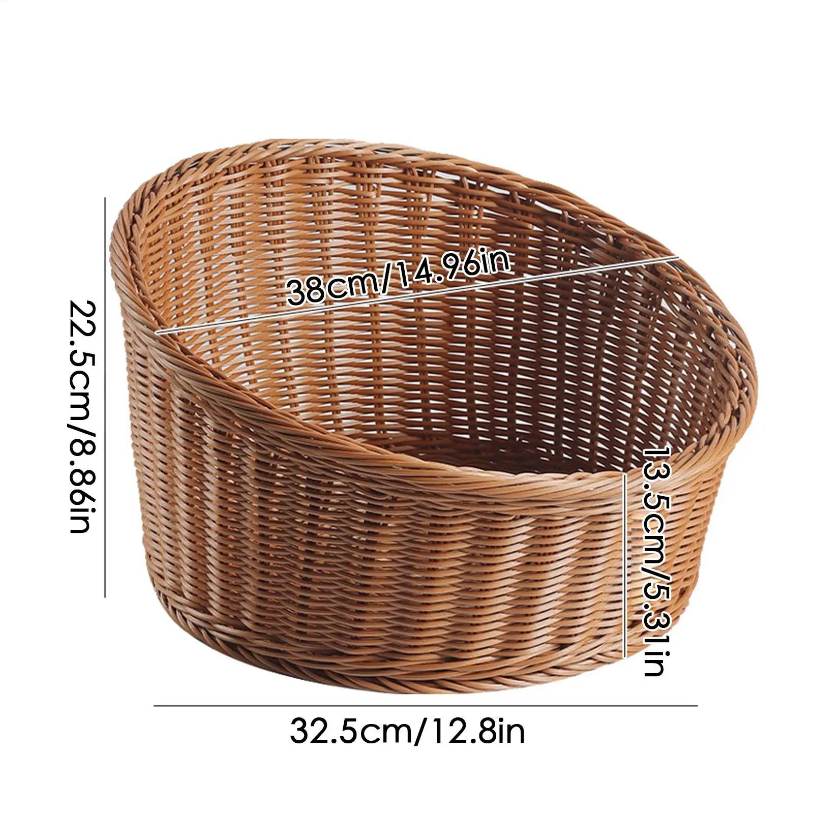 Brotkorb – Imitation Rattan Design – Verschiedene Grössen
