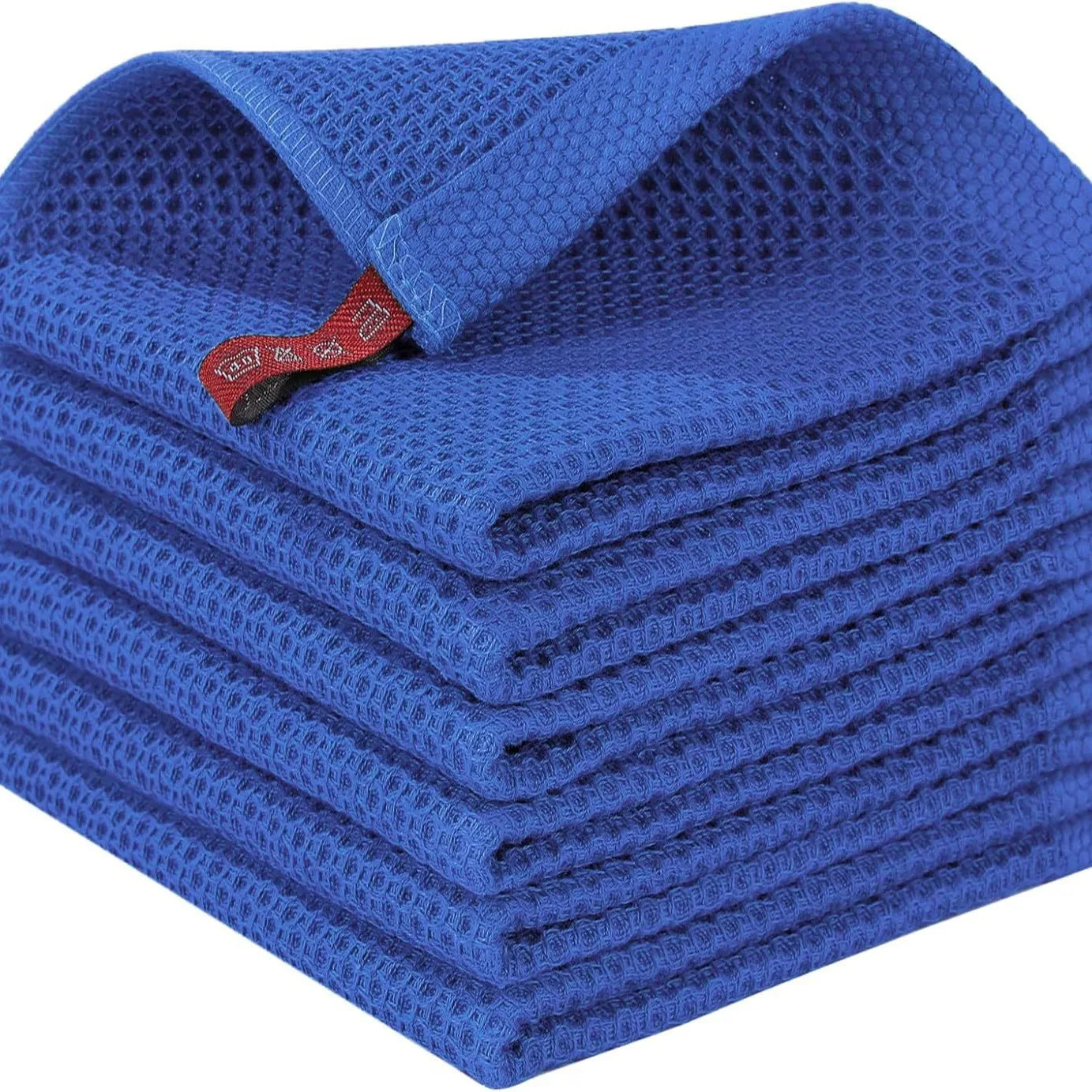 Reines Baumwoll-Küchentuchset – Waffelstruktur – 30x30cm