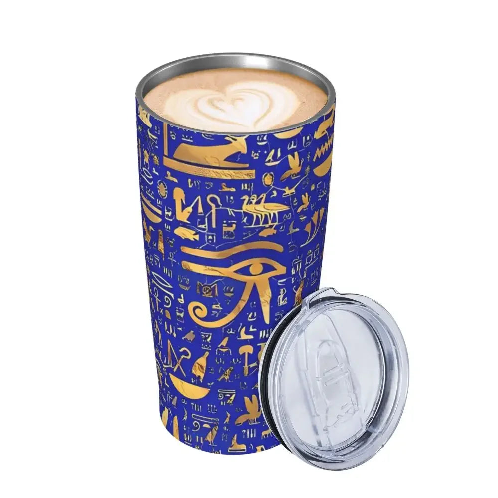 Edelstahlbecher – Kupferkunst Design – Isolierter Becher