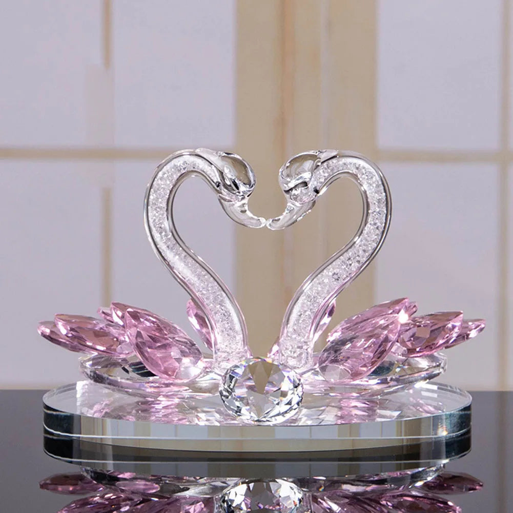 Kristallschwan Deko – Modernes Design – 15*10*8cm