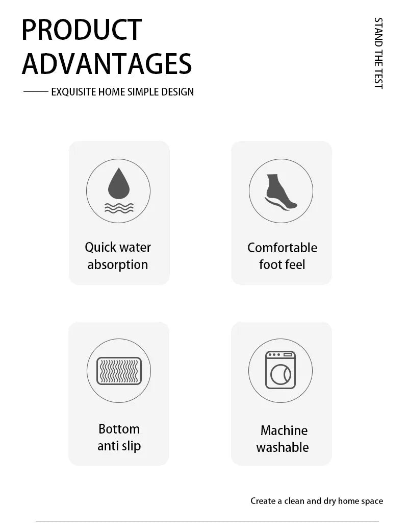 Rutschfeste Badezimmermatte – Modernes Delfinmuster – 40x60cm