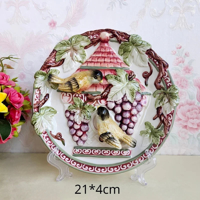 Pastoral Keramikvase – 3D Design – Wohnaccessoire