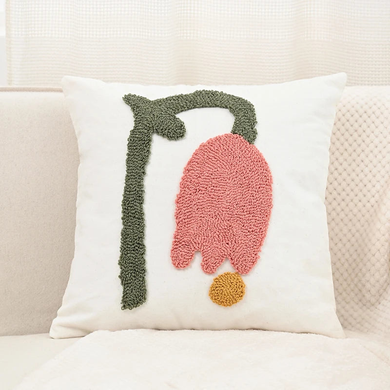 Velou Kissenbezug – Vintage Blumen – 45x45cm/30x50cm