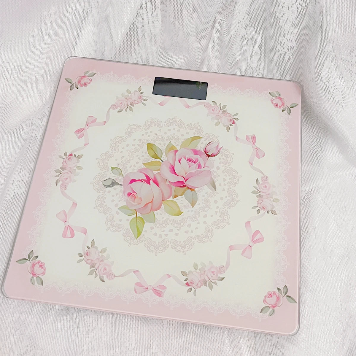 Pinke Körperwaage – Süsses Design – 26x26cm