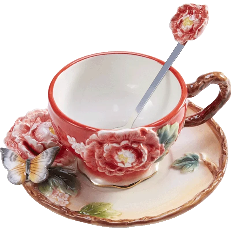 Pfingstrose Keramik Tee Set – Japan Stil – 101-200ml