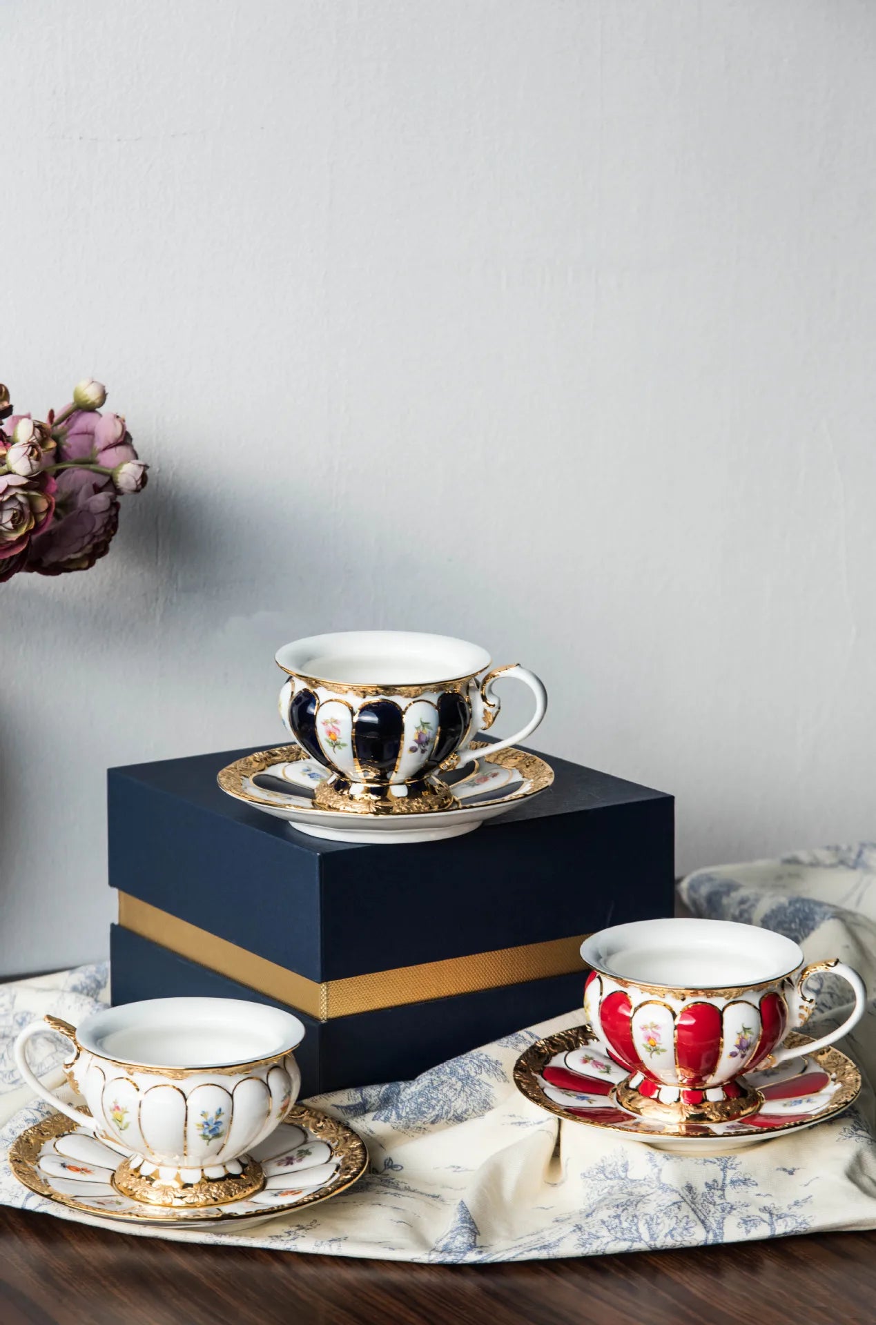 Luxus Keramik Tasse – Europäisches Design – 225ML/110ML