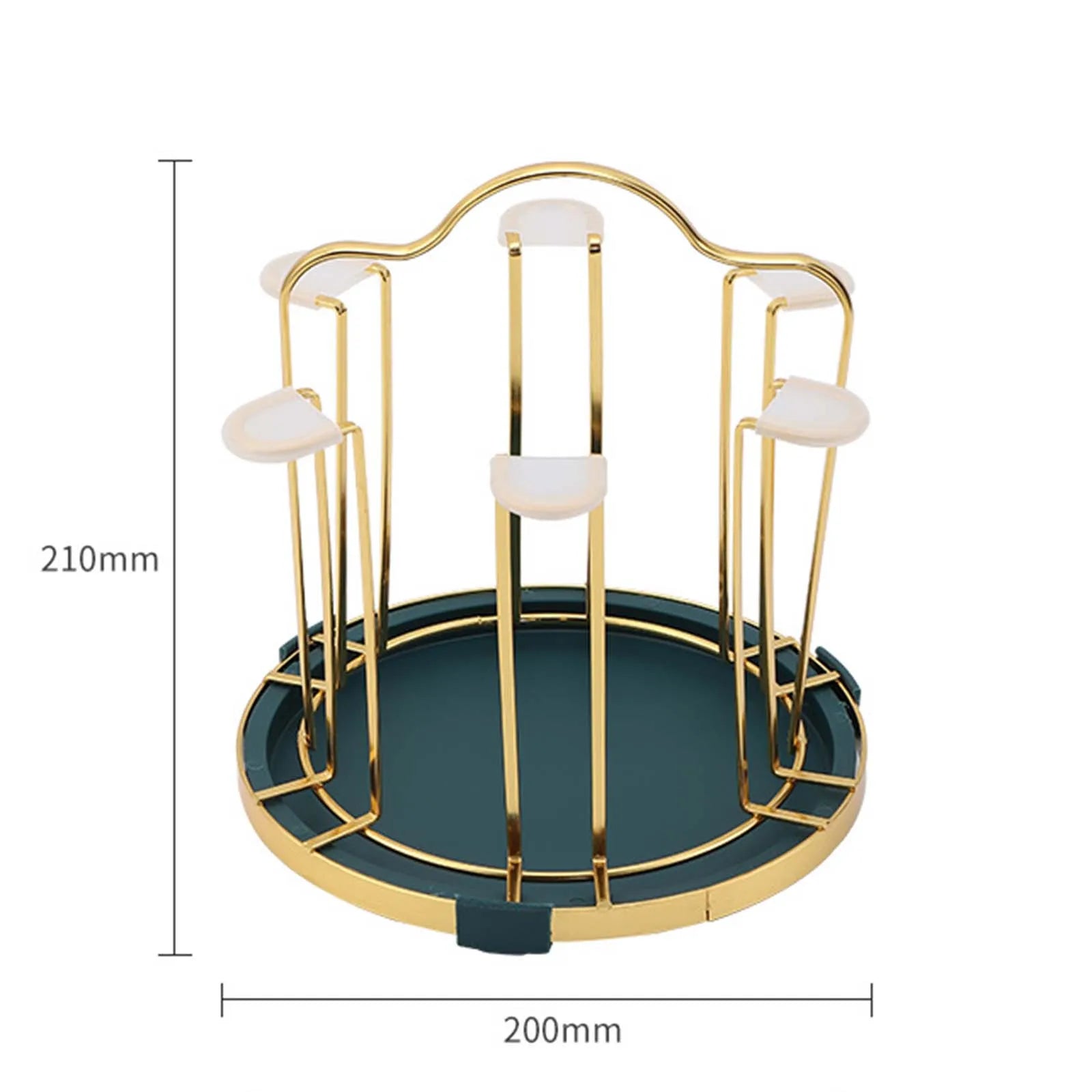 Tassen-Abtropfgestell – Eisen & PP – Tragbarer Organizer