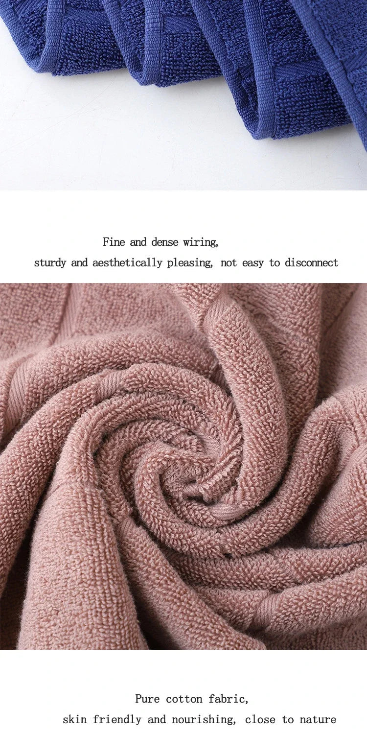 6-teiliges Handtuchset aus Baumwolle in verschiedenen Farben