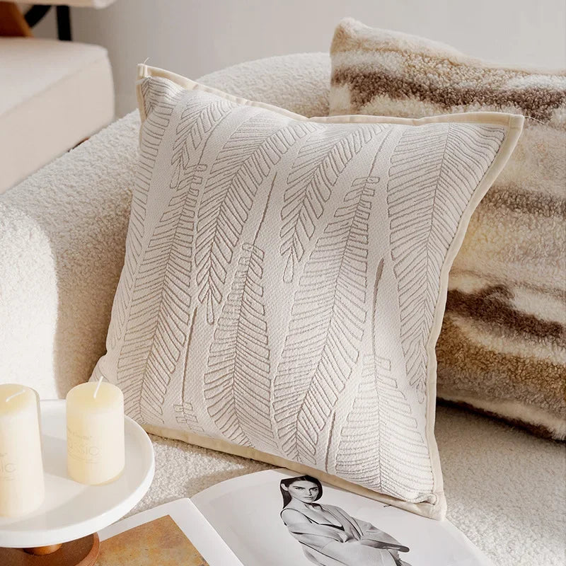 Luxus Kissenhülle – Jacquard Strick 45x45cm