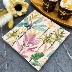 Florale Servietten – Virgin Wood Pulp – 33x33cm, 20 Stk