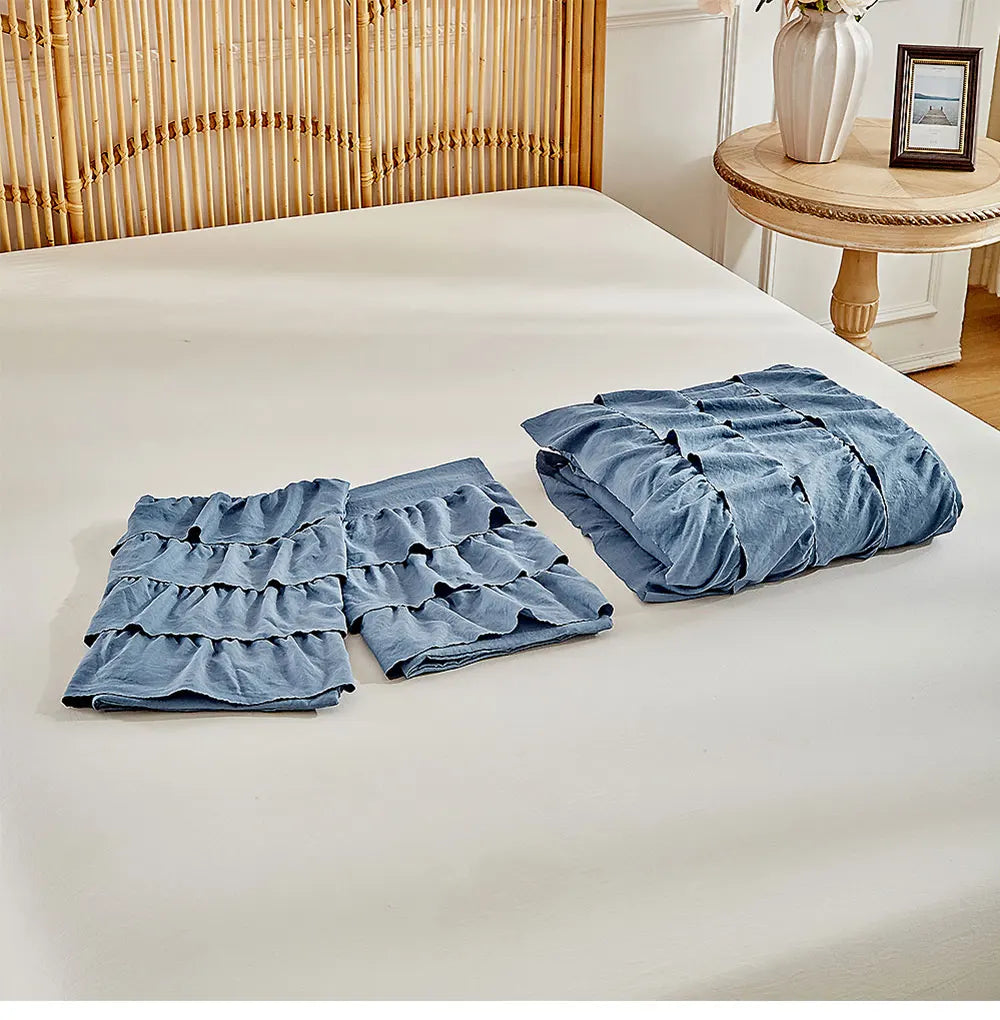 Bettdeckenbezug Set – Rüschen-Prinzessin – Verschiedene Grössen