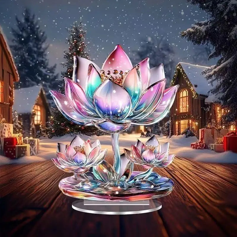 Acryl Drachenfigur – Eleganter Deko Akzent
