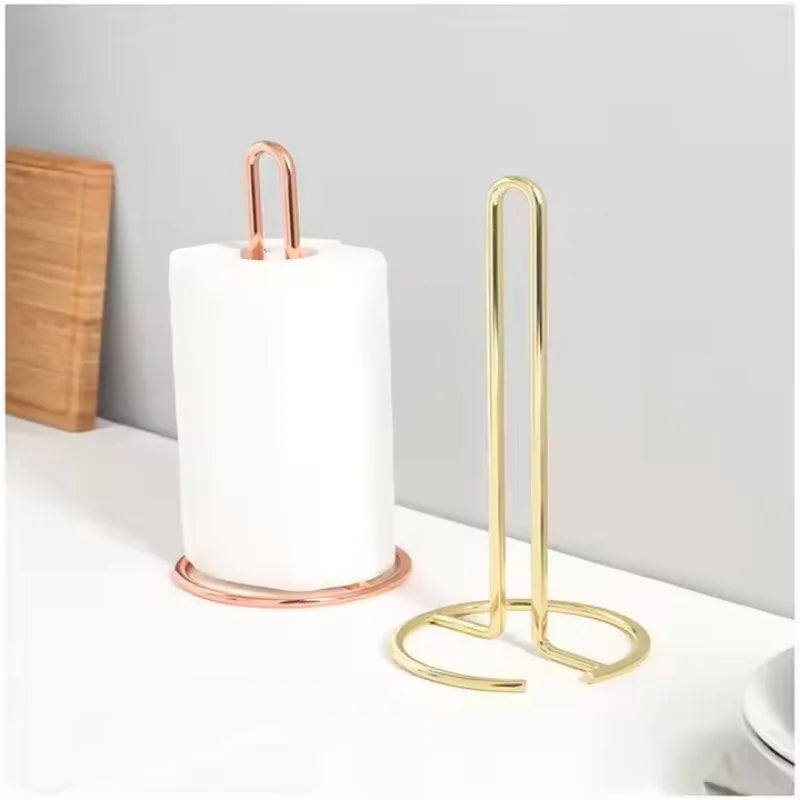 Metall Küchenrollenhalter – Modernes Gold/Roségold Design