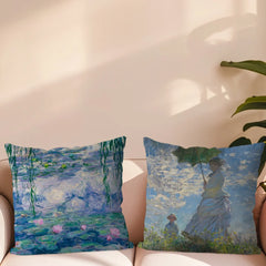 Wasserlilien Kissen – Kunst Design 45x45CM