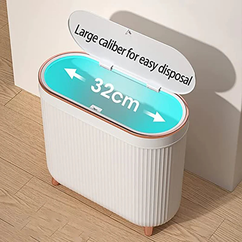 Luxuriöser Goldener Abfalleimer – Modernes Design mit Deckel
