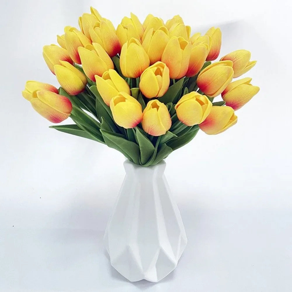 Tulpen Kunstblumenstrauss – Real Touch Schaum – Deko