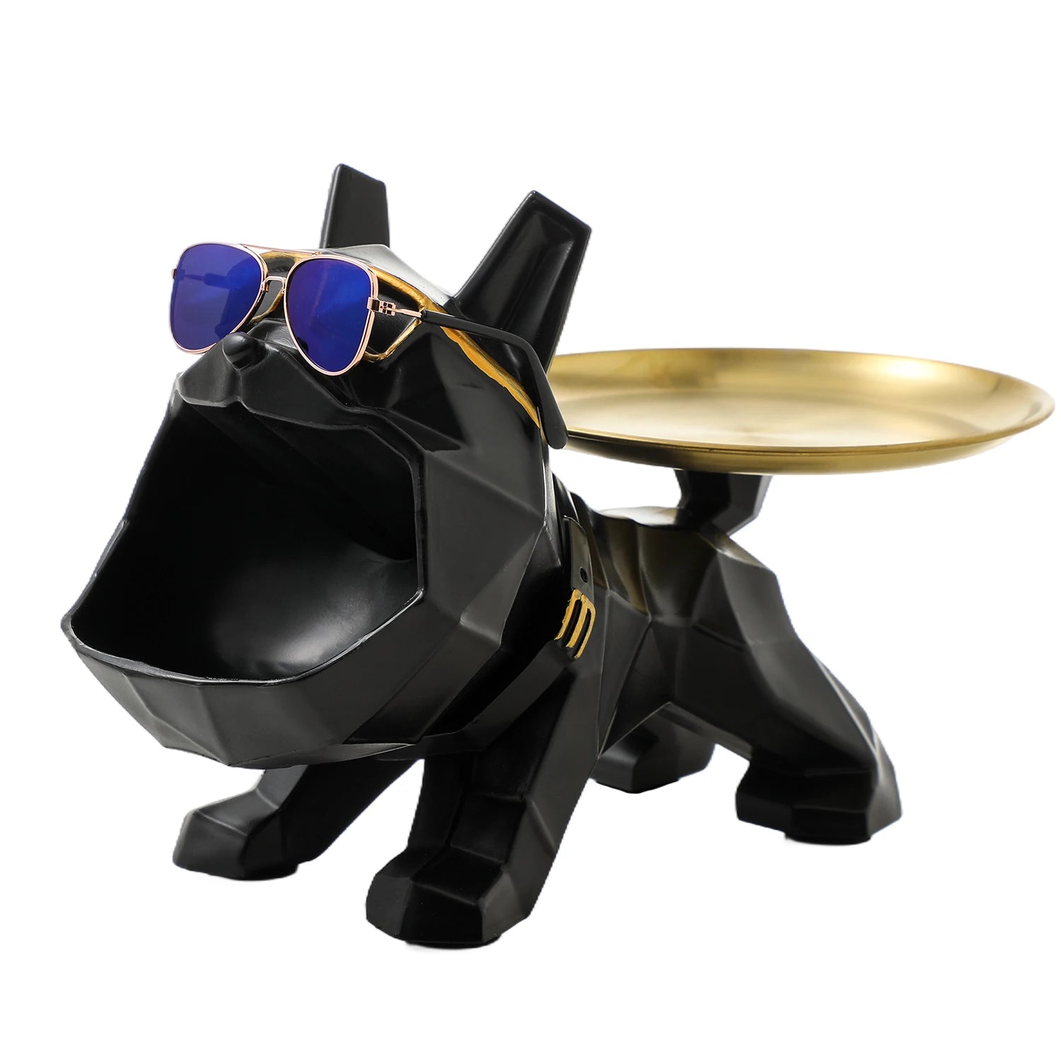 Harz Bulldogge Skulptur – Moderne Kunst Lagerung