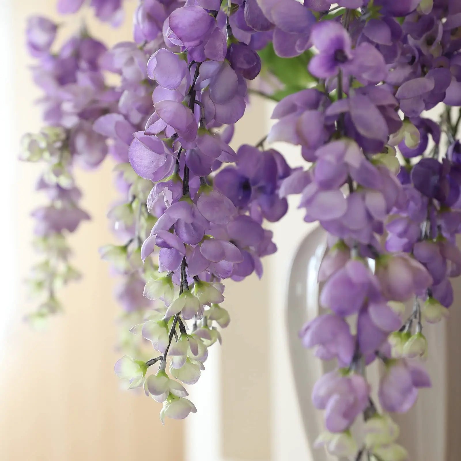 Wisteria Blumen – Polyester Design – 101 cm Girlande