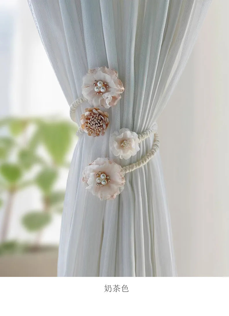 Zweige-Blumen-Gardinenband – Einfaches modernes Design