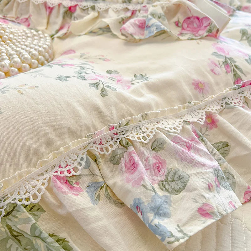 Bettbezug Set – Koreanischer Prinzessinnenstil – 100% Baumwolle