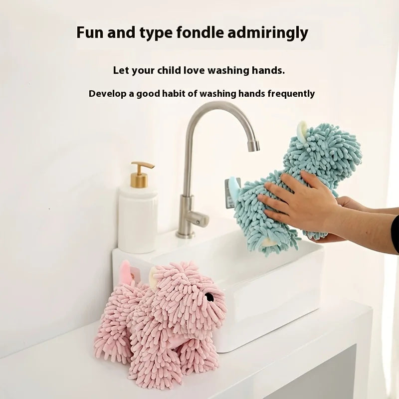 Handtuch – Chenille Cartoon Hundedesign – Küche & Bad