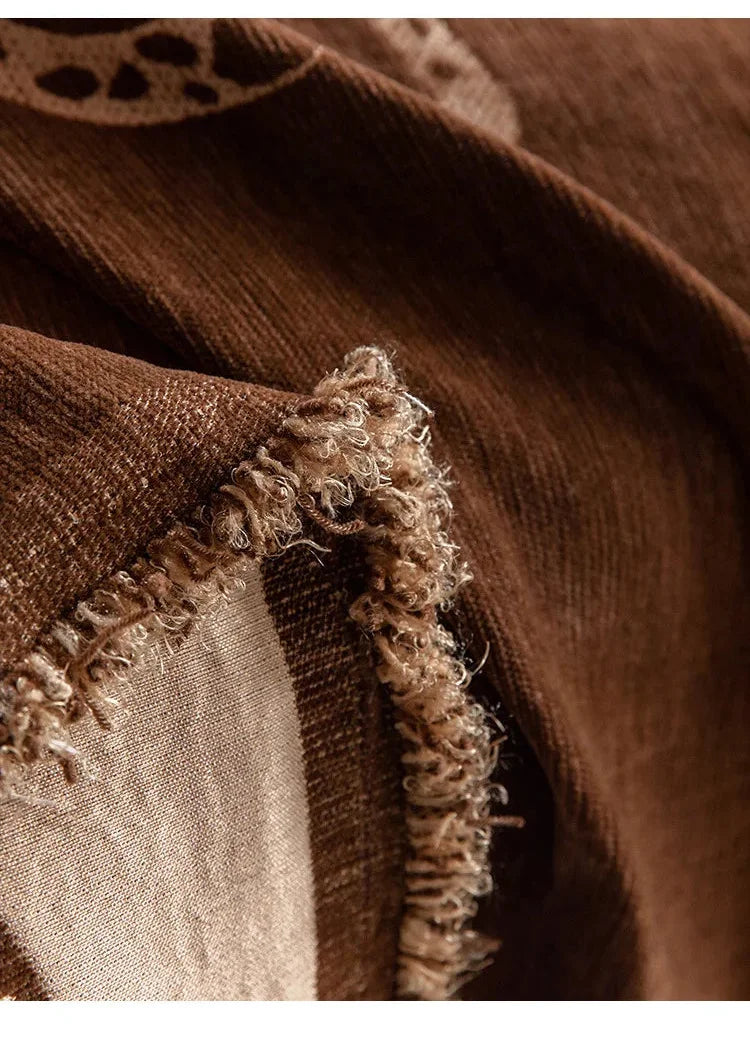 Chenille Möbelüberwurf – Jacquard Strick Kratzschutz 180x130cm