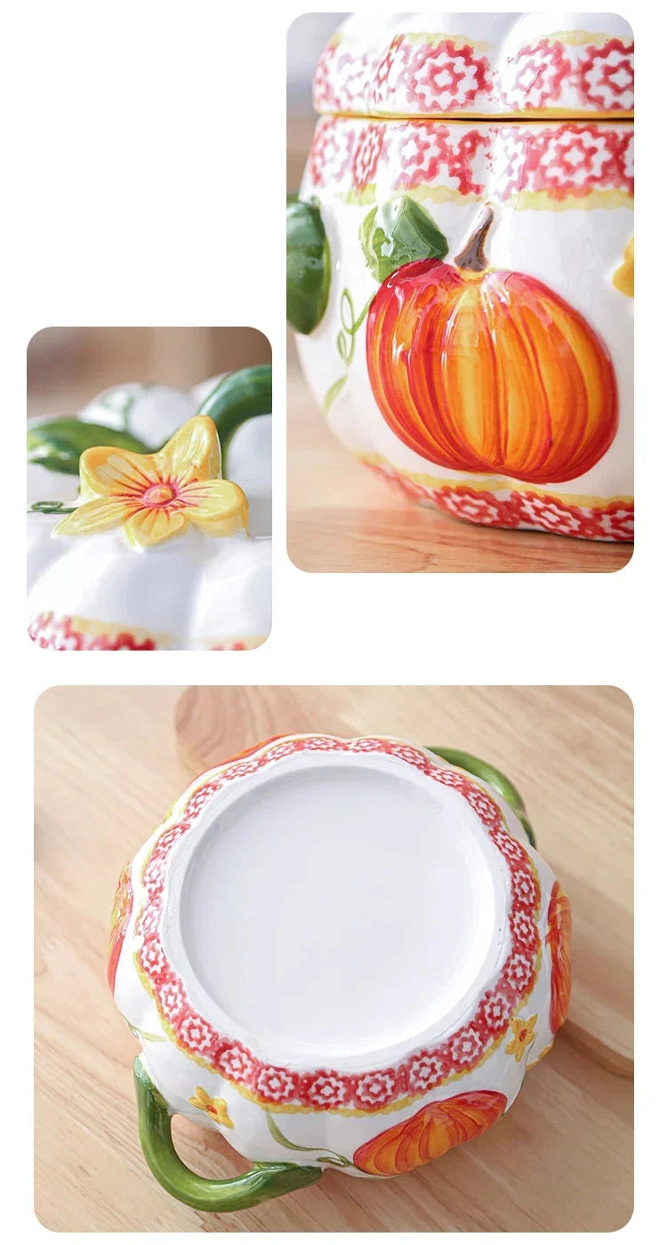 Keramikschüssel – Doppelgriff & Deckel – Vielseitiges Design