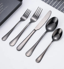 Luxus Besteckset – Gold Edelstahl – 5-teilig