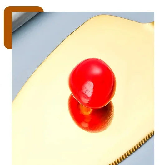 Edelstahl Kuchenschaufel – Keramikgriff, Luxuriöses Design