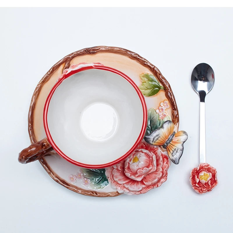 Pfingstrose Keramik Tee Set – Japan Stil – 101-200ml