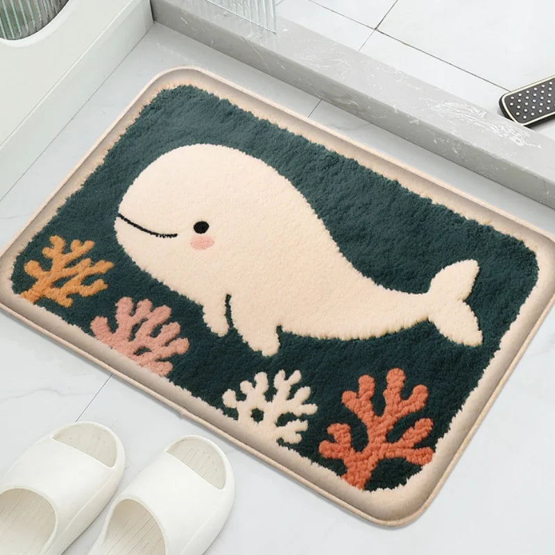 Cartoon Badezimmermatte – Gummi Modernes Design – 40x60cm