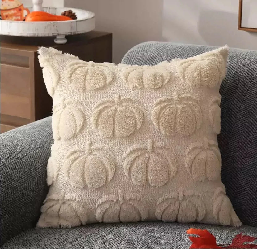 Halloween Kissenhülle – Stilvolle Strick, 100% Baumwolle – 45x45CM