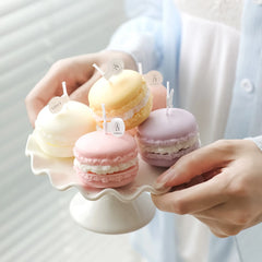 Duftkerze – Macaron Design – 4x5cm, Bunte Flamme