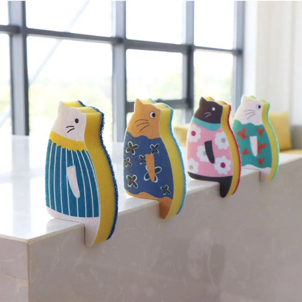 Katzenpfoten Küchenschwamm – Vliesstoff – 14x7x3CM