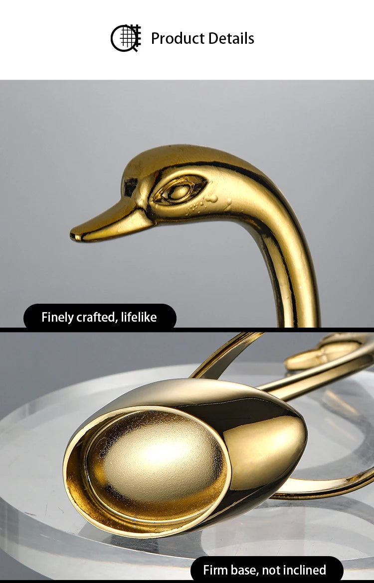Schwan Besteckständer – Eleganter Edelstahl – Tischdekoration