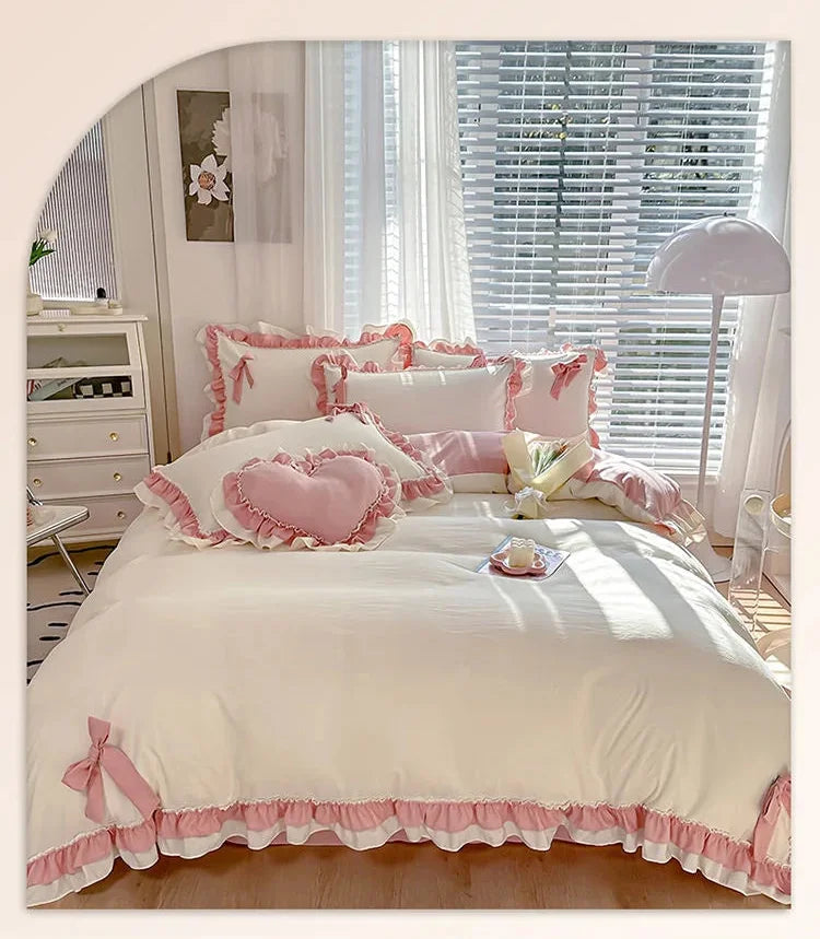 Spring Green Princess Bettwäsche – Elegantes Pastoraldesign