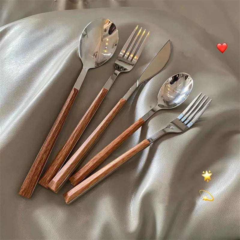 Besteckset – Koreanisch Edelstahl – Umweltfreundlich