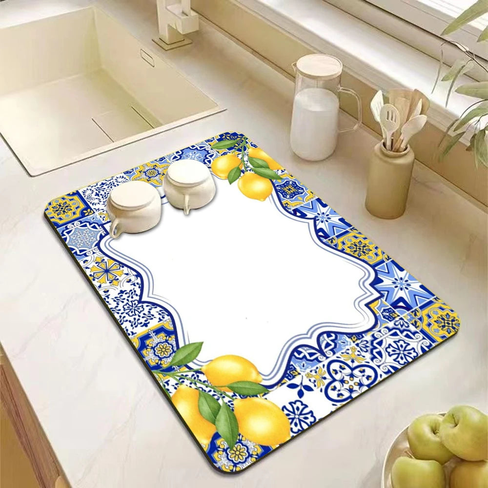 Gummigeschirrabtropfmatte – Modern – 50x80cm Küche