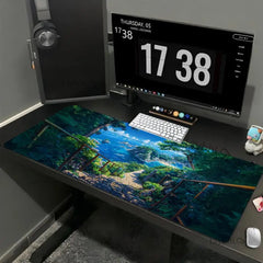 XXL Mauspad – Gummi & Stoff – Rutschfeste Bürounterlage