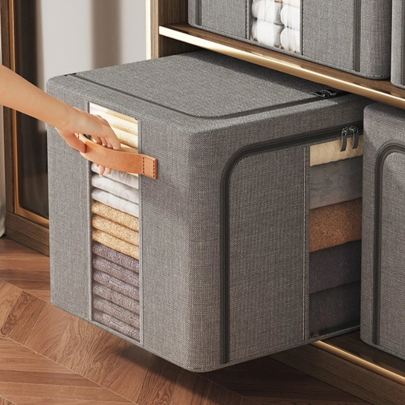 Grosser Kleiderkorb - Moderner Polyester - 100L Stauraum