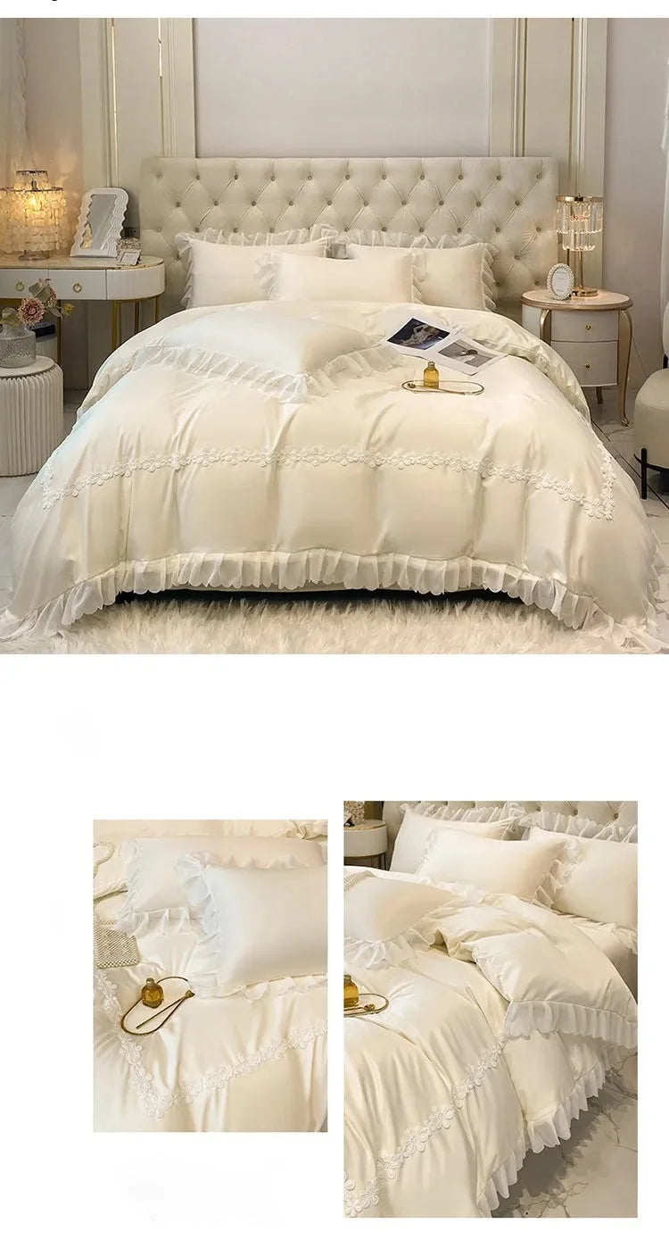 Tencel Lace Set – Prinzessinnenstil – 200x230cm